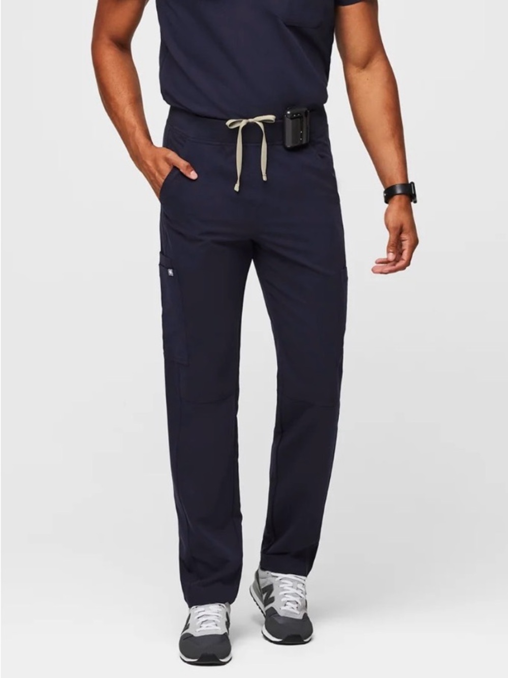 Figs Axim Straight Leg Scrub Pants Navy Blue T2001 Size L/T